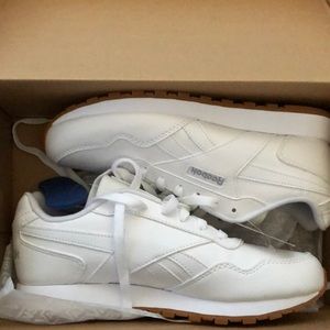 Brand New White Classic Reebok’s with Ortholite